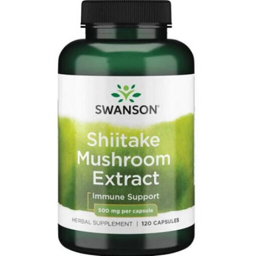 Extrato de Cogumelo Shiitake, 500mg - 120 caps