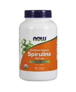 NOW Foods - Spirulina Organic 500mg - 500 tablets