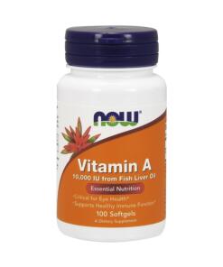 NOW Foods - Vitamin A 100 softgels