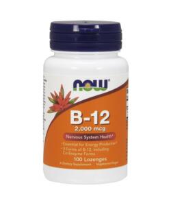 NOW Foods - Vitamin B-12 1000mcg - 100 lozenges