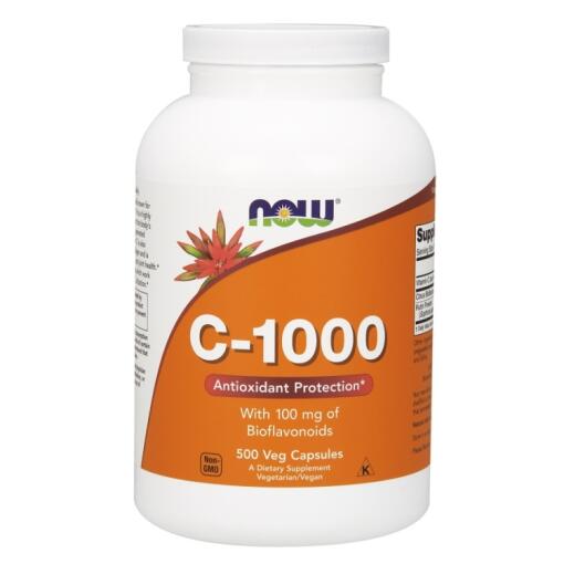 NOW Foods - Vitamin C-1000 with 100mg Bioflavonids 500 vcaps