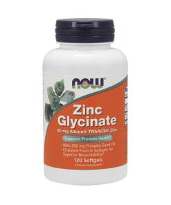 NOW Foods - Zinc Glycinate - 120 softgels