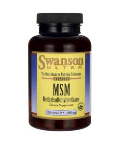 Swanson - MSM Methylsulfonylmethane 1000mg - 120 caps