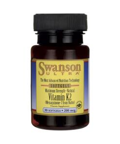 Swanson - Vitamin K-2 200mcg - 30 softgels