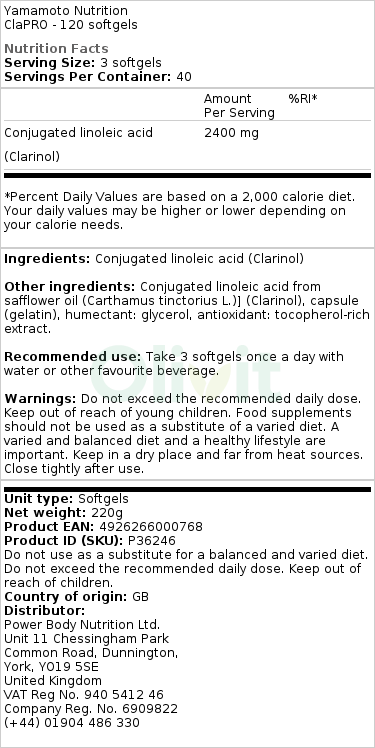 ClaPRO - 120 softgels - Image 2
