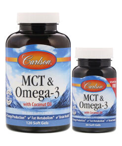 MCT & Omega-3 - 120 + 30 softgels