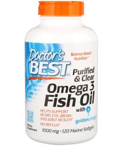 Purified & Clear Omega 3 Fish Oil
