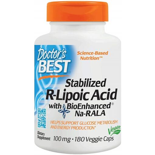 Stabilized R-Lipoic Acid with BioEnhanced Na-RALA