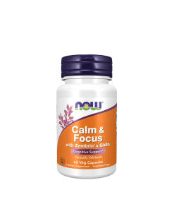 NOW - Now Foods - Calm & Focus with Zembrin® & GABA (60 Veg Capsules)