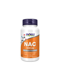 NOW - Now Foods - NAC - Acetyl-Cysteine 1000 mg (60 Tablets)