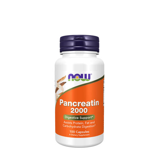 NOW - Now Foods - Pancreatin 2000 - Digestive Support (100 Capsules)
