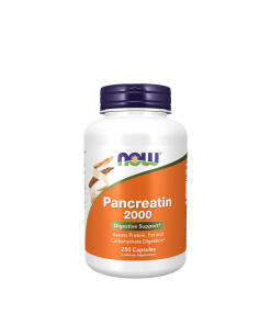 NOW - Now Foods - Pancreatin 2000 - Digestive Support (250 Capsules)