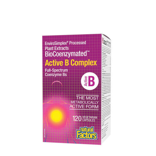 Natural Factors - Natural Factors Biocoenzymated Active B Complex (120 Capsules)