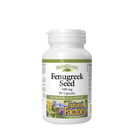 Natural Factors - Natural Factors Fenugreek Seed 500 mg