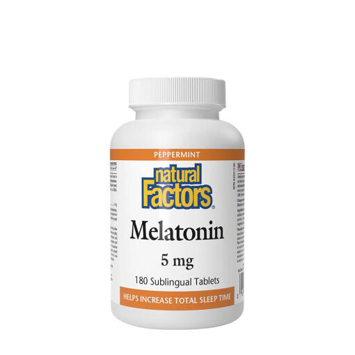 Natural Factors - Natural Factors Melatonin 5 mg (180 Tablets