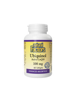 Natural Factors - Natural Factors Ubiquinol Active CoQ10 100 mg (60 Softgels)