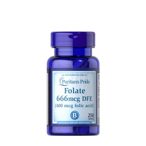 Puritan's Pride - Puritan's Pride Folic Acid 400 mcg (250 Tablets)