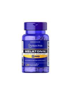 Puritan's Pride - Puritan's Pride Melatonin 5 mg (120 Tablets)
