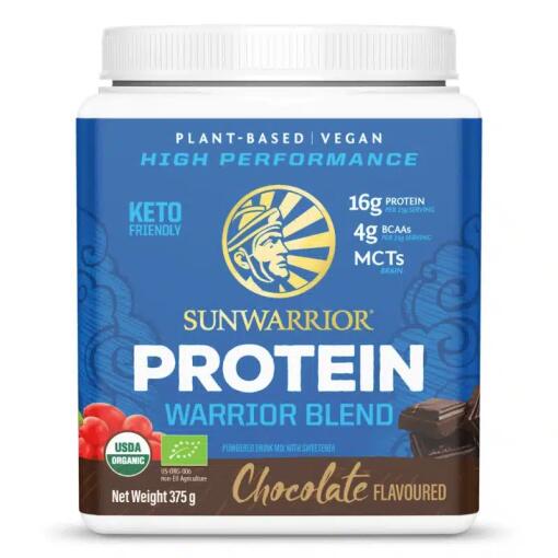 Sunwarrior - Sunwarrior - Økologisk Proteinblanding Chokolade 375g
