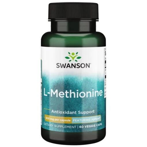 Swanson - SWANSON AjiPure L-metionina 500mg 60kaps