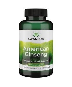 Swanson - SWANSON American Ginseng 550mg 100kaps