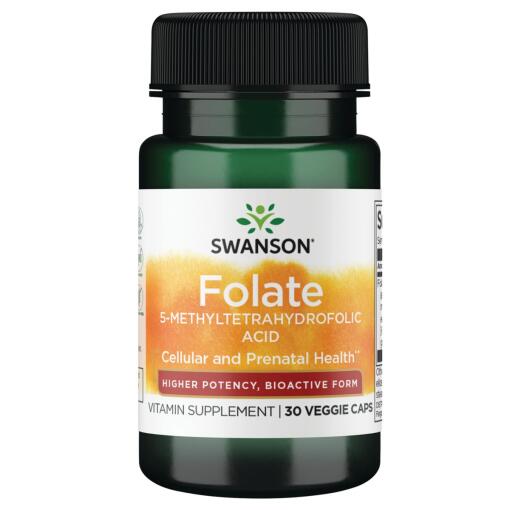 Swanson - SWANSON Folian Quatrefolic 800mcg 30kaps