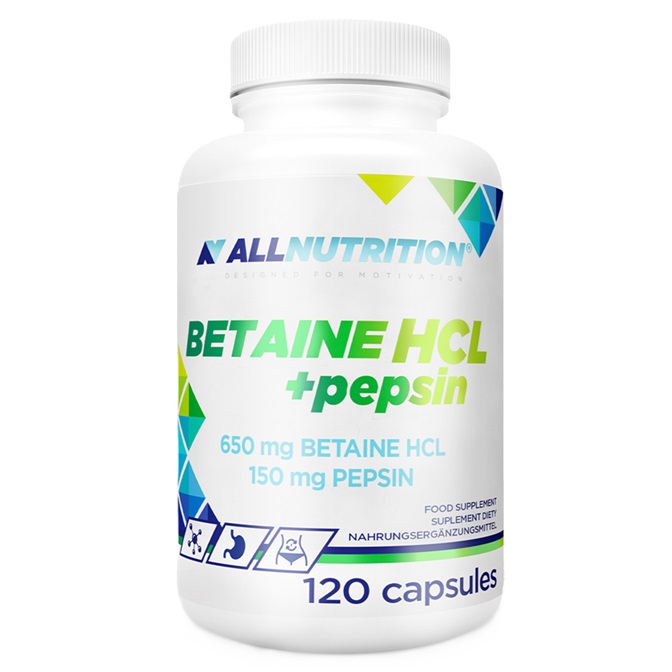 Allnutrition - Betaine HCl + Pepsin - 120 caps
