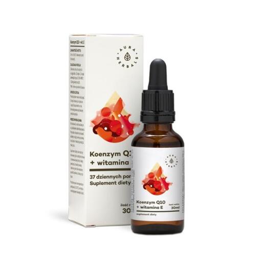 Aura Herbals - AURA HERBALS Coenzyme Q10 + Vitamin E (30 ml / 1 fl. oz.)
