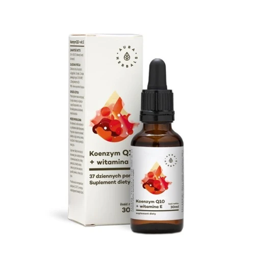 Aura Herbals - AURA HERBALS Coenzyme Q10 + Vitamin E (30 ml / 1 fl. oz.)
