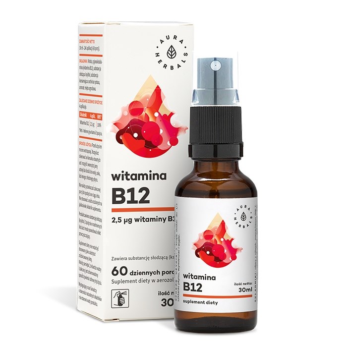 Aura Herbals - AURA HERBALS Vitamin B12 FORTE