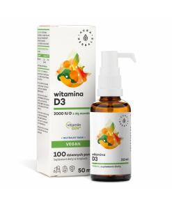 Aura Herbals - AURA HERBALS Vitamin D3 2000 IU Vegan (50 ml / 1