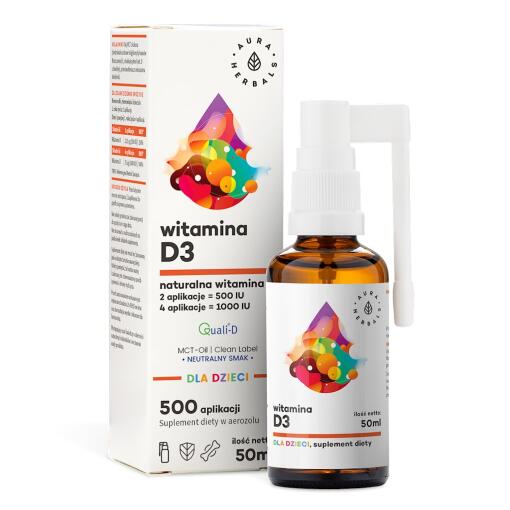 Aura Herbals - AURA HERBALS Vitamin D3 for children