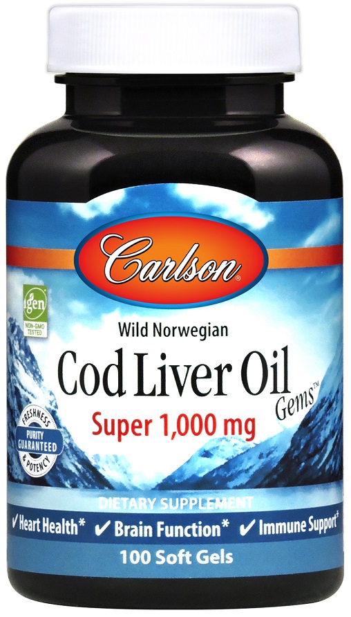Carlson Labs - Wild Norwegian Cod Liver Oil Gems