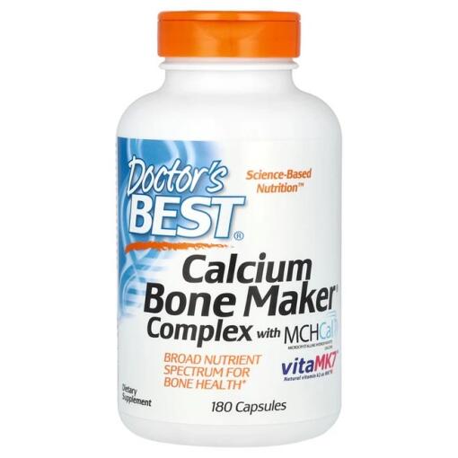 Doctor's Best - Calcium Bone Maker Complex with MCHCal - 180 caps