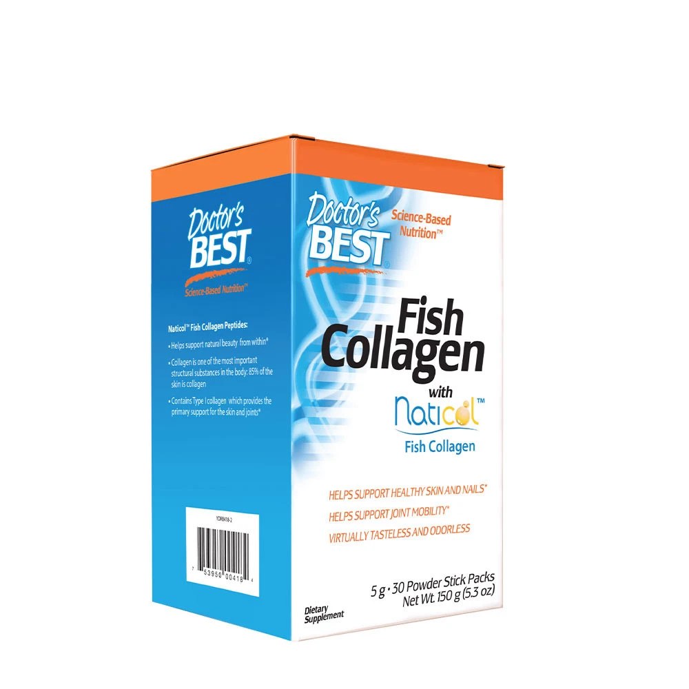 Doctor's Best - Fish Collagen with Naticol Fish Collagen - 30 stick packs