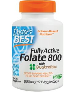 Doctor's Best - Fully Active Folate 800 with Quatrefolic