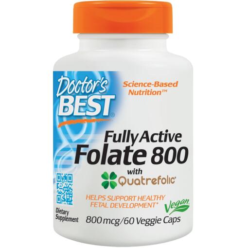 Doctor's Best - Fully Active Folate 800 with Quatrefolic