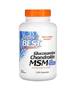 Doctor's Best - Glucosamine Chondroitin MSM with OptiMSM - 240 caps