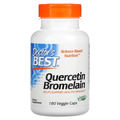 Doctor's Best - Quercetin Bromelain - 180 vcaps