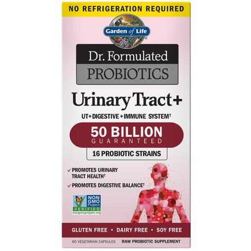 Garden of Life - Dr. Formulated Probiotics Urinary Tract+ - 60 vcaps