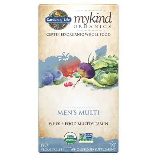 Garden of Life - Mykind Men's Multi - 60 vegan tablets