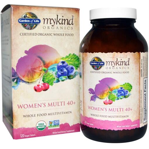 Garden of Life - Mykind Women's Multi 40+ - 120 vegan tablets