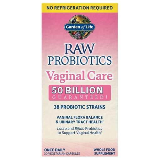 Garden of Life - Raw Probiotics Vaginal Care (Shelf-Stable) - 30 vcaps
