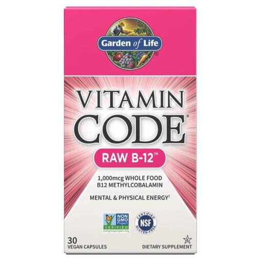 Garden of Life - Vitamin Code Raw B-12 - 30 vegan caps