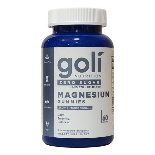 Goli Nutrition - GOLI NUTRITION Zero Sugar Magnesium (60 gummies)