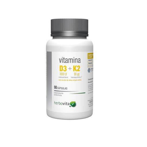 Herbovita - HERBOVITA Witamina D3 + K2 (60 caps)