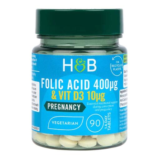 Holland & Barrett - Folic Acid 400mcg