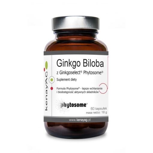 Kenay - KENAY Ginkgo Biloba contains Ginkgoselect PLUS Phytosome (60 caps)