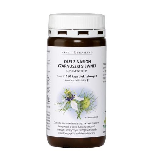 Krauterhaus Sanct Bernhard - KRAUTERHAUS SANCT BERNHARD Black Cumin Oil Mono Capsules (180 caps)