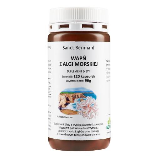 Krauterhaus Sanct Bernhard - KRAUTERHAUS SANCT BERNHARD Calcium Lithothamnium Capsules (120 caps)